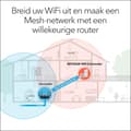 Miniatyrbillede 2 af 11: Netgear EAX15 - Mesh WiFi Extender - Dual-Band - 1800 Mbps - WiFi 6