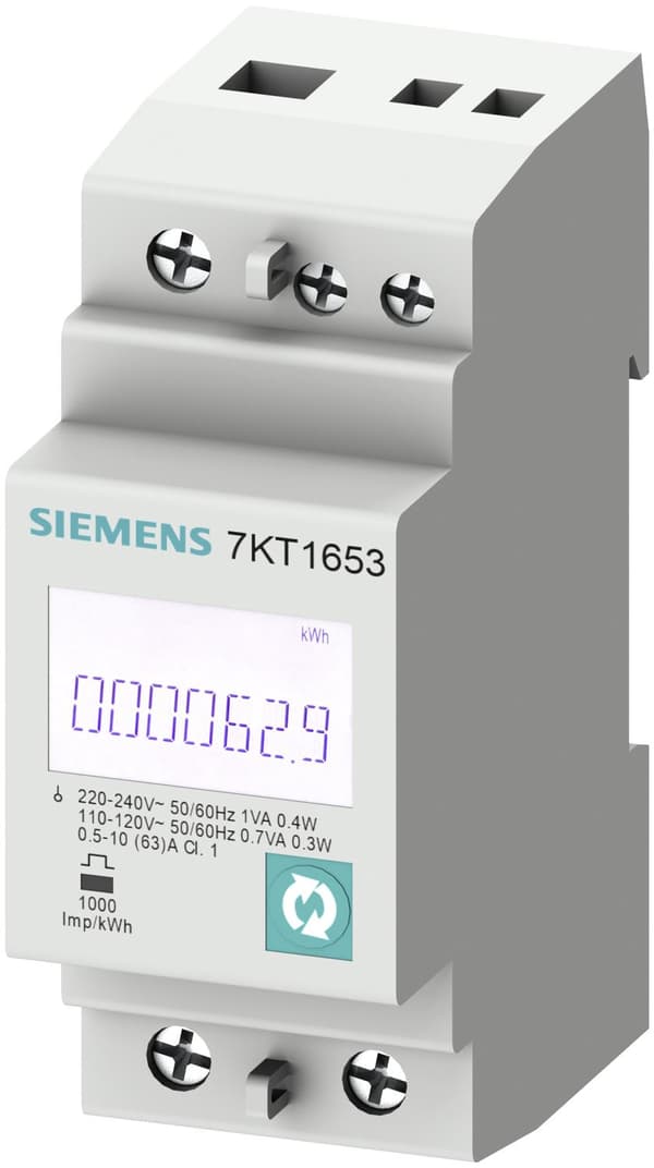 Siemens 7KT1656 AC mittari digitaalinen 65 A MID-yhteensopiva: Kyllä (7KT1656)