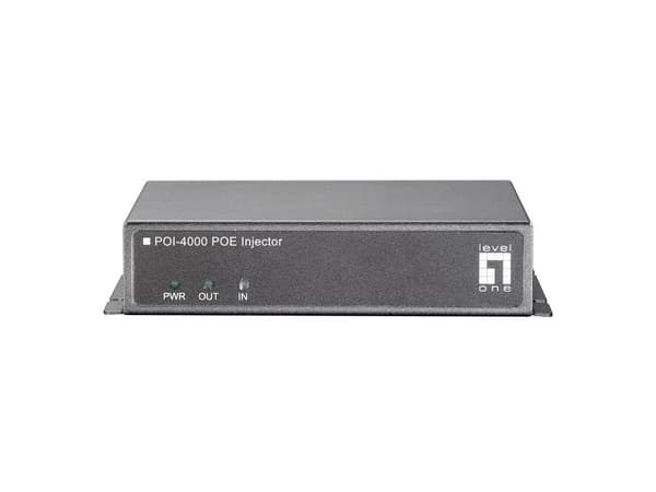 Digital datakommunikation LEVELONE POI-4000 HIGH POWER POE INJEKTOR 1-PORT (552011)