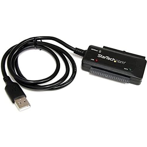 StarTech.com USB 2.0 till SATA IDE Adapterkabel - USB2 S-ATA Adapter/ Converter Kit - 2 x IDE (40/44pin) 2 x SATA (Data/Ström) 1 x USB 2.0