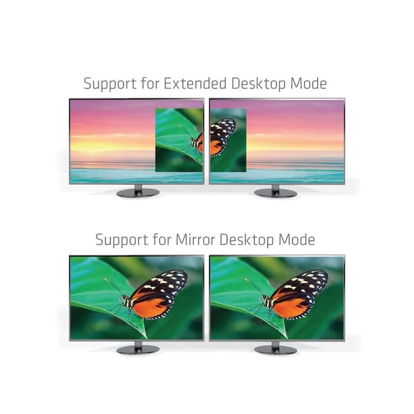 Club Thunderbolt 3 till Dual HDMI 2.0-adapter