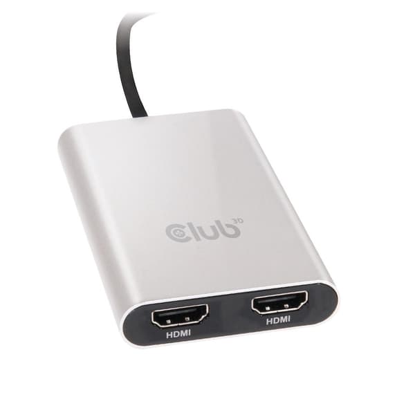 Club Thunderbolt 3 till Dual HDMI 2.0-adapter