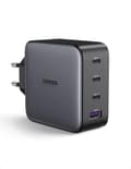 Miniatyrbillede 1 af 9: Ugreen - 4 i 1 GaN-stik - 100W oplader med USB C og USB A - Space Grey