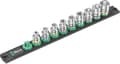 Miniatyrbillede 1 af 4: Wera B Imperial 05005450001 Fatningssæt Inch 3/8 9-delt