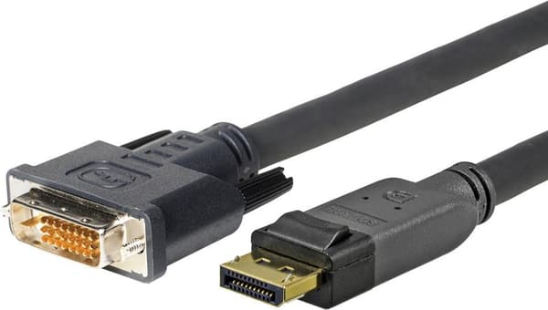 VivoLink PRODPDVI4K2 DisplayPort-kabel 2m sort (PRODPDVI4K2)