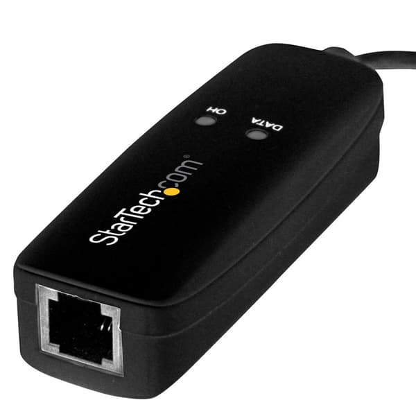 StarTech.com 56K USB-uppringnings- och faxmodem - V.92 - Externt - Hårdvarubaserat - USB-modem - 56kbit modem / 14.4kbit Fax - Fax / Modem - USB - 56