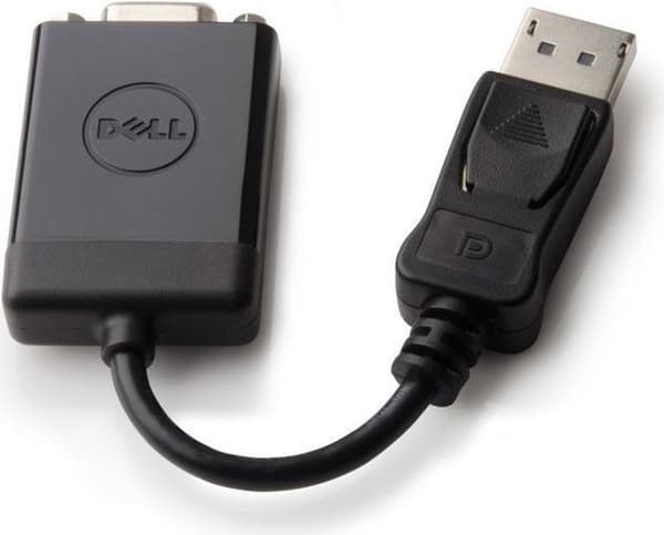 Dell DisplayPort till VGA-adapter - Videoomvandlare - DisplayPort - VGA - för Inspiron 15R N5110, 17R 57XX, 17R 7720, 5458, XPS 12 9250, 13 9350, 15 9