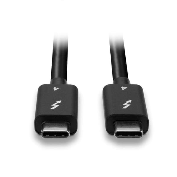 Lindy - USB-kabel - USB-C (M) till USB-C (M) - USB4 / Thunderbolt 3 / Thunderbolt 4 - 1 m - passiv, rund, USB-strömförsörjning (100 W), stöder 8K 30 H