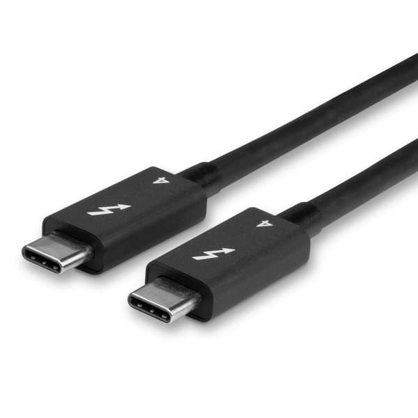 Lindy - USB-kabel - USB-C (M) till USB-C (M) - USB4 / Thunderbolt 3 / Thunderbolt 4 - 1 m - passiv, rund, USB-strömförsörjning (100 W), stöder 8K 30 H