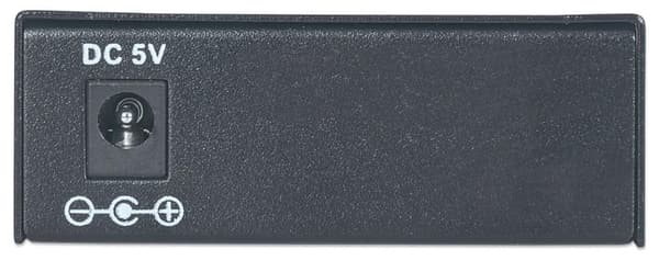 Intellinet - Mediekonverter - Ethernet, Fast Ethernet - 10Base-T, 100Base-FX, 100Base-TX - RJ-45 / SC single mode - op til 20 km - 1550 (RX) / 1310 (T