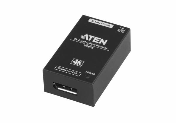 Secomp ATEN VB905 DisplayPort Booster - laajennus videolle/äänelle - DisplayPort - jopa 20 m (VB905)