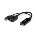 Miniatyrbillede 1 af 7: StarTech.com HDMI til DisplayPort-konverter - 4K - Videokonverter - HDMI til DisplayPort - Sort (HD2DP)