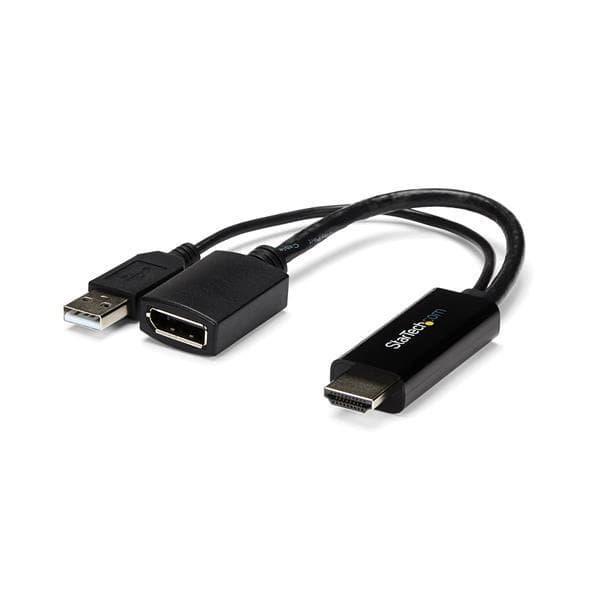 StarTech.com HDMI til DisplayPort-konverter - 4K - Videokonverter - HDMI til DisplayPort - Sort (HD2DP)