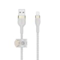 Miniatyrbild 1 av 5: Belkin BOOST CHARGE™ flätad USB-A till iPhone Lightning - 3m - Vit