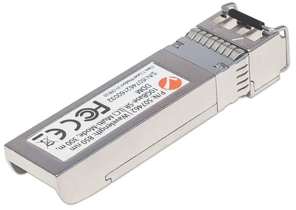 Intellinet - SFP+ Transceiver Module - 10 Gigabit Ethernet - LC Multi-Mode - op til 300 m (507462)