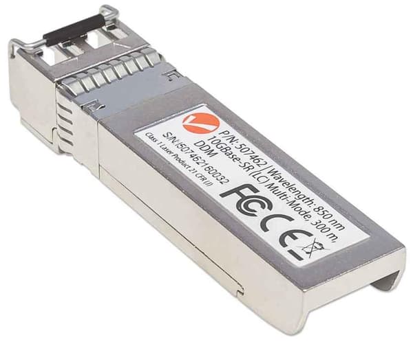 Intellinet - SFP+ Transceiver Module - 10 Gigabit Ethernet - LC Multi-Mode - op til 300 m (507462)