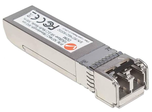 Intellinet - SFP+ Transceiver Module - 10 Gigabit Ethernet - LC Multi-Mode - op til 300 m (507462)