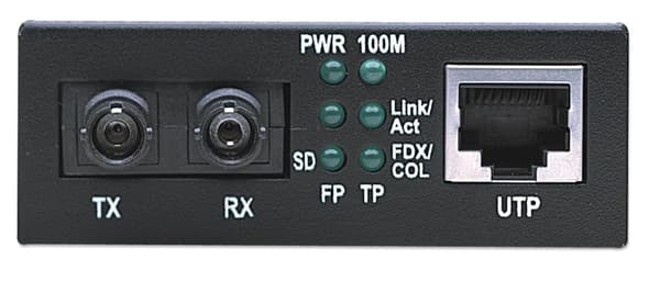 Intellinet 506519 - Mediekonverter - 10Base-T, 100Base-FX, 100Base-TX - ekstern - 1310 nm (506519)