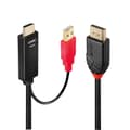 Miniatyrbillede 1 af 2: Lindy 5m HDMI til DisplayPort adapterkabel