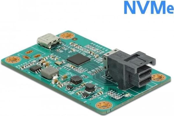 DeLOCK Converter USB Type-C til SFF-8643 - Interface adapter - U.2 NVMe - USB 3.2 (Gen 2) (64093)