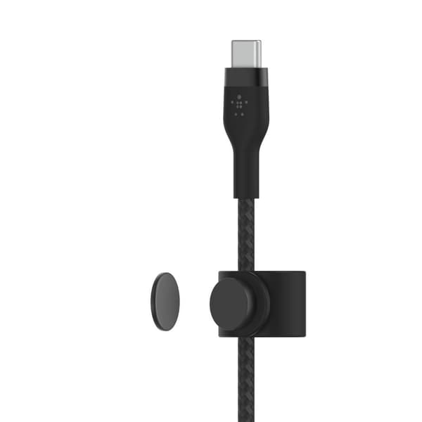 Belkin BOOST CHARGE™ Flätad USB-C till Apple iPhone Lightning - 1m - Svart