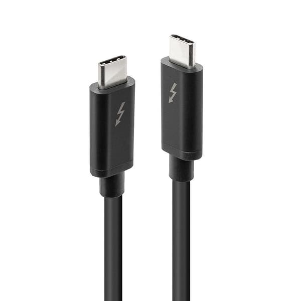 LINDY 41557 Thunderbolt 3 kaapeli, 2m, musta