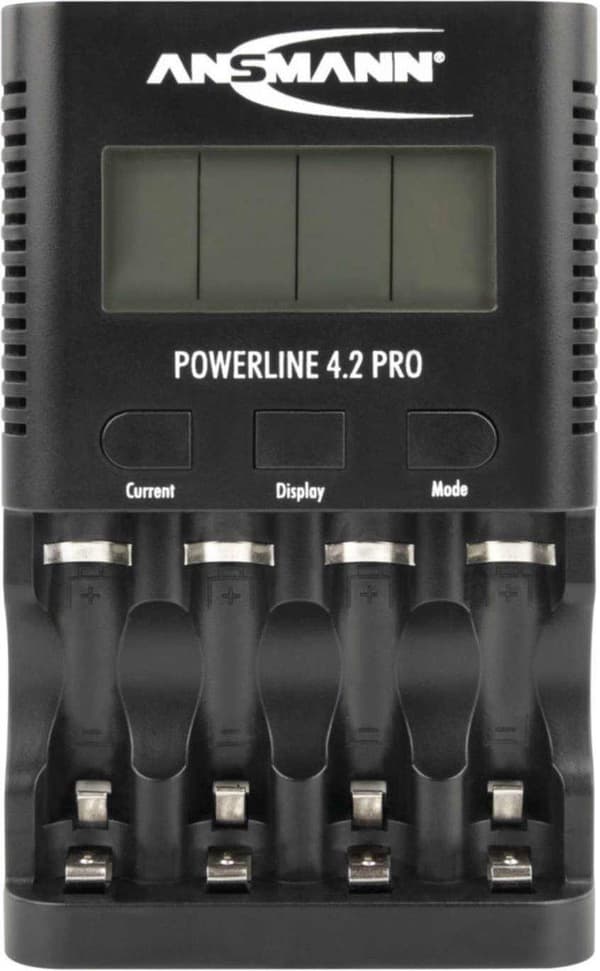 Ansmann Powerline 4.2 Pro -akkulaturi NiCd, NiMH AAA (lyijykynä), AA (penlite)