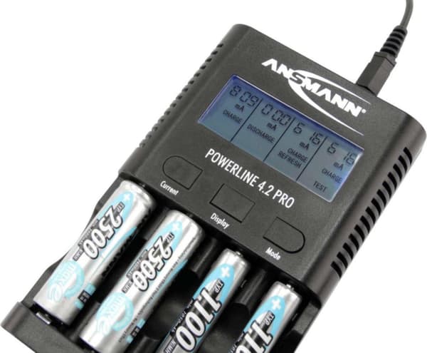 Ansmann Powerline 4.2 Pro -akkulaturi NiCd, NiMH AAA (lyijykynä), AA (penlite)