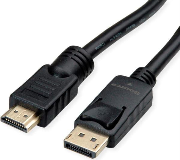 ROLINE 11.04.5776 Videokabeladapter 7,5 m HDMI Type A (Standard) DisplayPort Sort (11.04.5776)