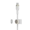 Miniatyrbillede 5 af 5: Belkin BOOST CHARGE™ flettet USB-C til Apple iPhone Lightning - 1m - Hvid