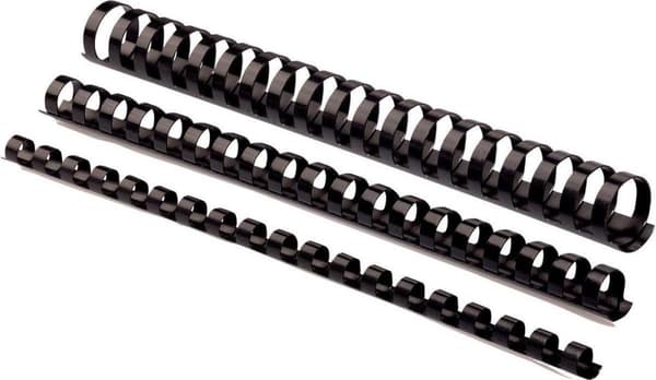 Fellowes ringbind 51 mm sort, 50 stk