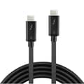 Miniatyrbild 2 av 2: Lindy - Thunderbolt-kabel - USB Typ-C (M) till USB Type-C (M) - 50 cm - Vändbara kontakter, 4K-stöd - Svart (41555)