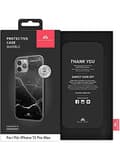 Miniatyrbillede 2 af 2: Black Rock - Beskyttende etui til Apple iPhone 13 Pro Max I Robust Marble, cover (sort)