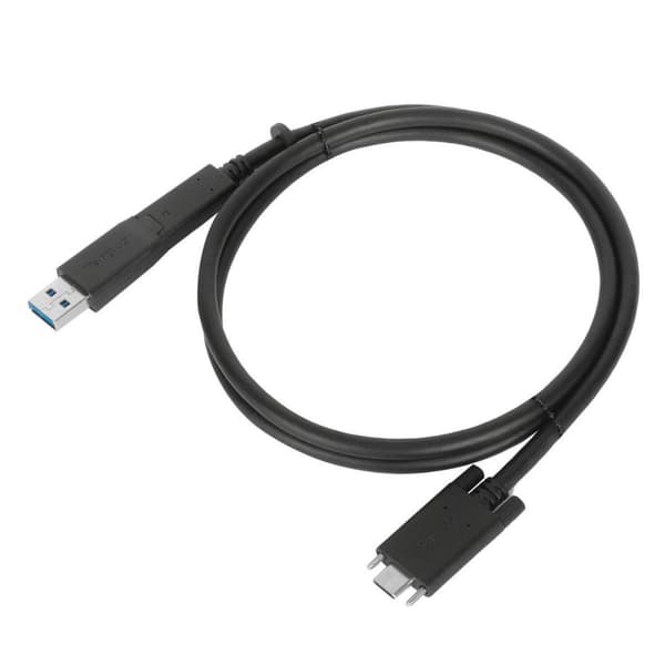 Targus - USB-kabelsæt - fingerskruer - sort - til Targus Universal, Universal DV4K, USB-C Universal QUAD 4K, USB-C Universal QUAD HD
