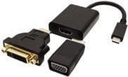 VÆRDI - Ekstern videoadapter - USB-C 3.1 - HDMI - Sort