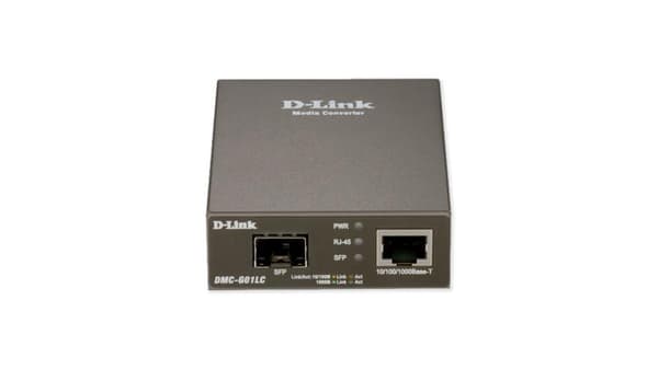 D-Link DMC G01LC - Media Converter - GigE - 10Base-T, 1000Base-LX, 1000Base-SX, 1000Base-ZX, 100Base-FX, 100Base-TX, 1000Base-T - RJ-45 / SFP (mini