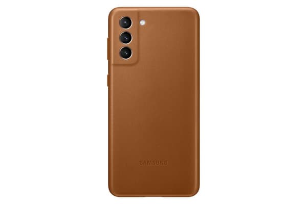 Samsung Leather View Fodral - Samsung S21 Plus - Brun