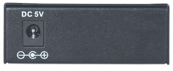 Intellinet - Mediekonverter - Ethernet, Fast Ethernet - 10Base-T, 100Base-FX, 100Base-TX - RJ-45 / SC single mode - op til 20 km - 1310 (RX) / 1550 (T