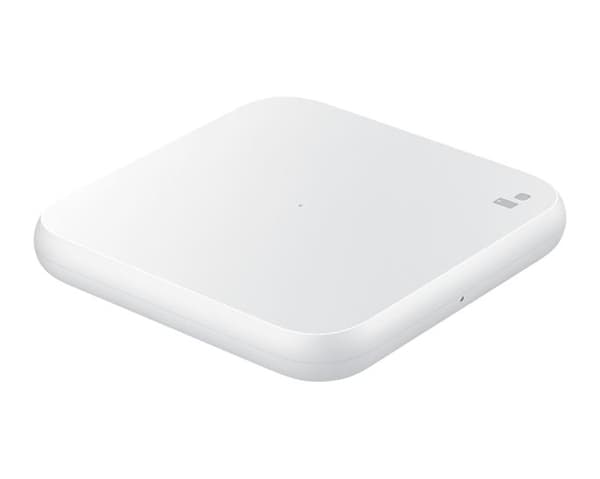 Samsung Wireless Charger Pad - Trådløs oplader - med rejseadapter - 9W - Hvid