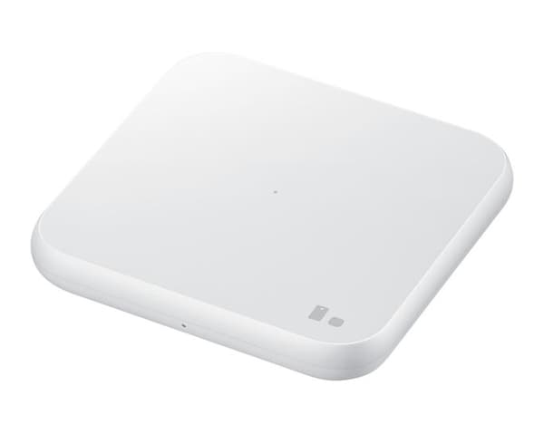 Samsung Wireless Charger Pad - Trådløs oplader - med rejseadapter - 9W - Hvid