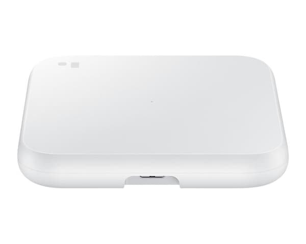 Samsung Wireless Charger Pad - Trådløs oplader - med rejseadapter - 9W - Hvid