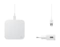 Miniatyrbillede 7 af 7: Samsung Wireless Charger Pad - Trådløs oplader - med rejseadapter - 9W - Hvid