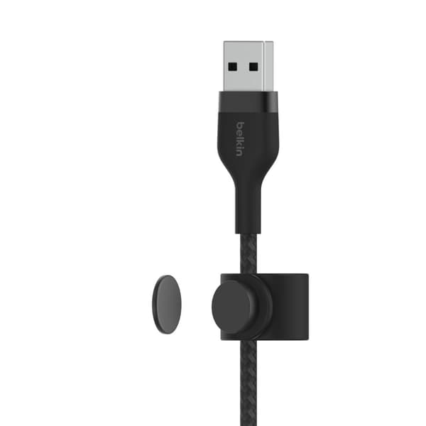 Belkin BOOST CHARGE™ flätad USB-A till iPhone Lightning - 1m - Svart