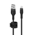 Miniatyrbild 2 av 5: Belkin BOOST CHARGE™ flätad USB-A till iPhone Lightning - 1m - Svart