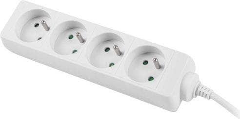 Lanberg 1.5M valkoinen 4X 230V Lanter EXTENSION PL. KAAPELI TÄYTÄ KUPARISTA (PS0-04E-0150-W)