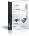 Miniatyrbild 9 av 10: Lightning Adapter | Apple Lightning 8 Pin | 3,5 mm hona | guldpläterad | 0,15 mm | Runda | Aluminium | Täck Fönsterlåda