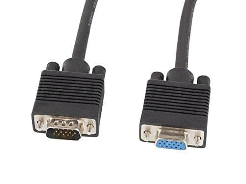 Lanberg CA-VGAC-10CC-0018-B+ VGA-kabel 1,8 m VGA (D-Sub) Svart (CA-VGAC-10CC-0018-B+)