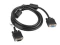 Miniatyrbild 1 av 2: Lanberg CA-VGAC-10CC-0018-B+ VGA-kabel 1,8 m VGA (D-Sub) Svart (CA-VGAC-10CC-0018-B+)