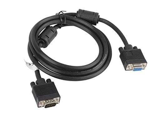 Lanberg CA-VGAC-10CC-0018-B+ VGA-kabel 1,8 m VGA (D-Sub) Svart (CA-VGAC-10CC-0018-B+)