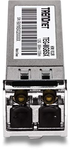 TRENDnet TEG MGBSX - SFP (mini-GBIC) transceiver modul - 1000Base-SX - plug-in modul - op til 550 m - 850 nm (TEG-MGBSX)